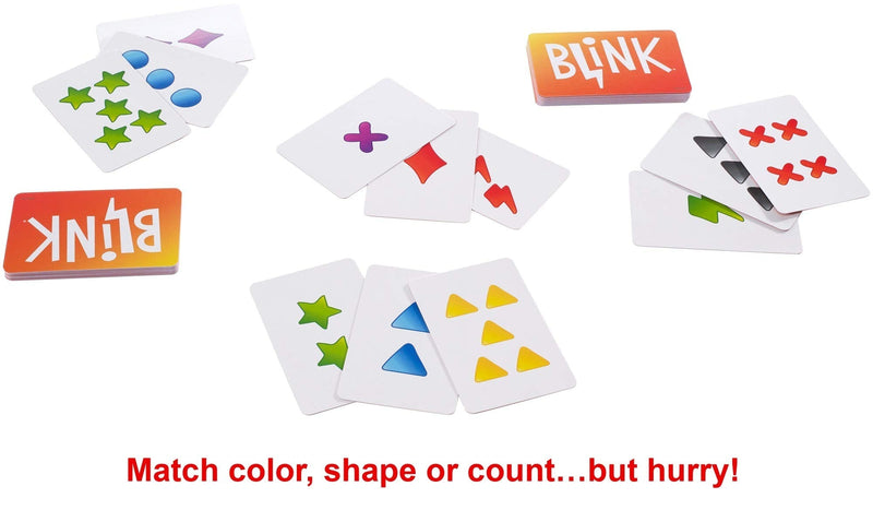 Reinhard Staupe's BLINK Family Card Game, Travel-Friendly, with 60 Cards and Instructions, Makes a Great Gift for 7 Year Olds and Up - BeesActive Australia