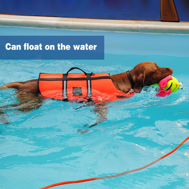 Vivifying Dog Check Cord, 32FT/10M Floatable Long Dog Training Rope for Beach, Lake Orange - BeesActive Australia