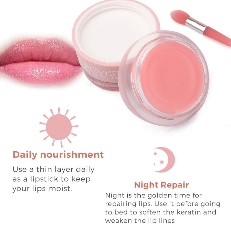 Nature Lip Scrub, 2 in 1 Exfoliating & Moisturizing Lip Sleeping Mask, Younger Looking Lips Overnight,Lip Masks Treatment Care, Cracked Lips, Peeling Lip Primer, Lip Repair Balm (Strawberry) Strawberry - BeesActive Australia