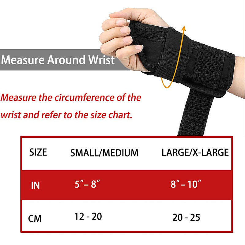 NuCamper Wrist Brace Carpal Tunnel Right Left Hand for Men Women, Night Wrist Sleep Supports Splints Arm Stabilizer with Compression Sleeve Adjustable Straps,for Tendonitis Arthritis Pain Relief (Right Hand-Pink, Small/Medium (Pack of 1)) Right Hand-Pink - BeesActive Australia