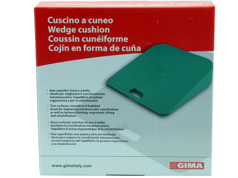Gima 47095 - Balance Wedge Cushion, Air Filled, for Correct Posture, Back Support, Pilates, Ergonomic Sitting. - BeesActive Australia