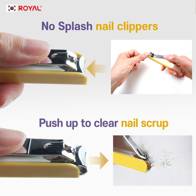 Made iN Korea ROYAL Smart nail clipper with multi-features SMC-1,catcher Auqa Blue - BeesActive Australia