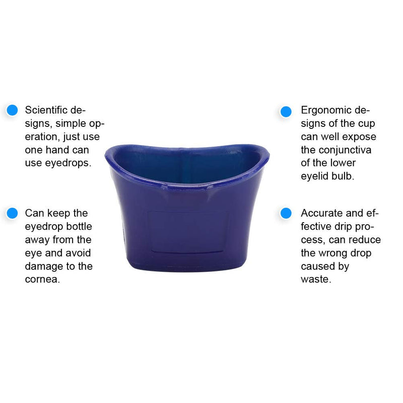 Eye Drop Guide, Easy to Use Eyedrop Guide Eye Dropper Guide Eye Drop Helper for All Ages - Works with Most Eye Drop Bottles - Reusable and Portable - BeesActive Australia