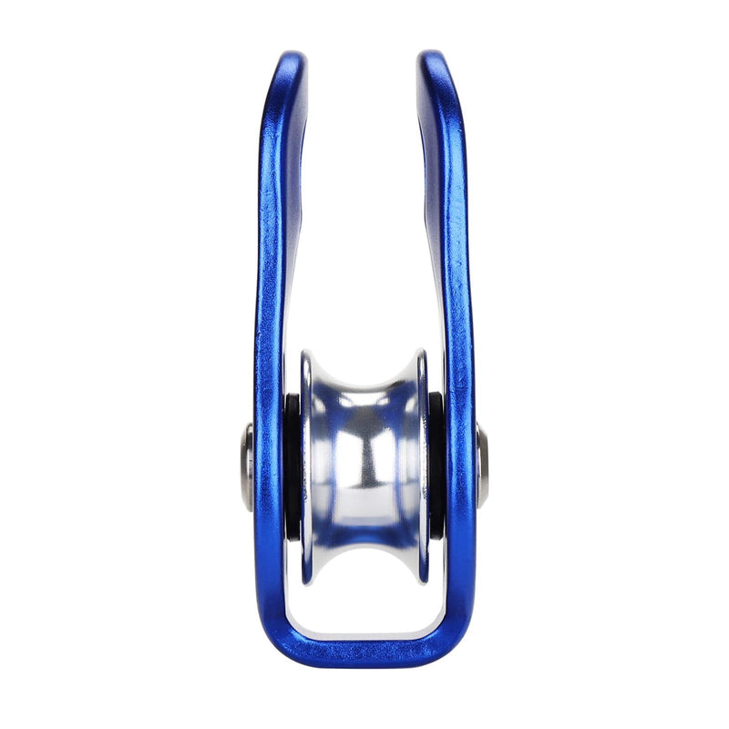 NAXEN 20kN Micro Pulley Climbing Pulley Aluminum Pulley Blue - BeesActive Australia
