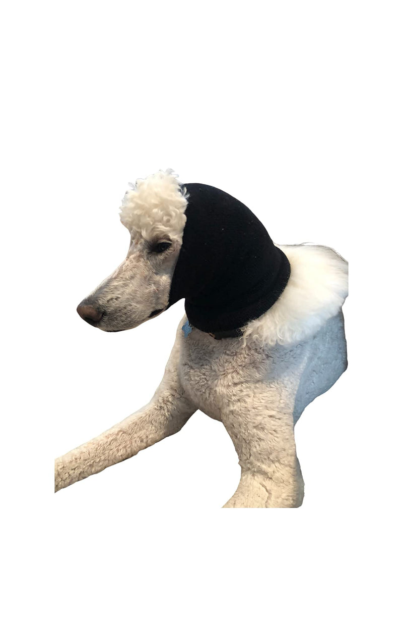 Pet Hoodz for Dogs-Anxiety, Grooming, Ear Muffs, Dog Ear Protection, Calming, Ear Compression, Pet Hoodie, Dog Hoodie Medium Black - BeesActive Australia