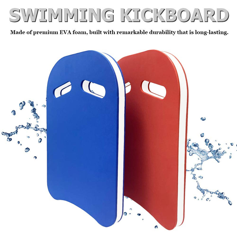 Roveinsia Kickboards Swimming, Swim Training Aid Kick Board for Adults and Kids, U Design Pool Floats with Integrated Hole Handle, EVA Foam, Blue - BeesActive Australia