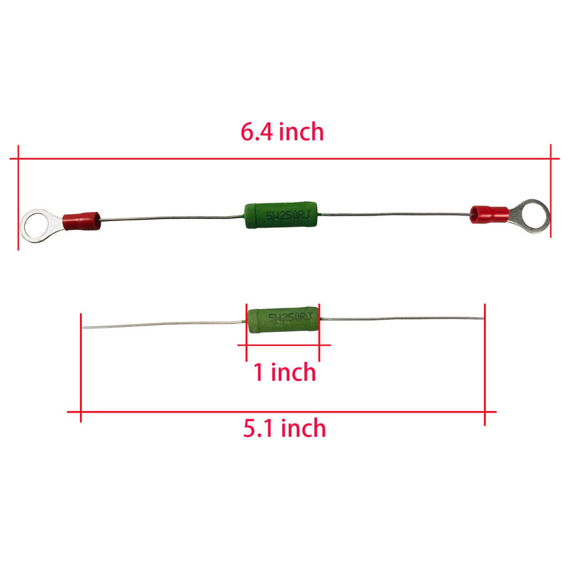 Mamiko 2 PCS DIY Golf Cart Solenoid Diode Resistor Assembly Compatible with 36-Volt EZGO 1989-UP (Except DCS), Replace OEM# 21764G1, 30353-G1 - BeesActive Australia