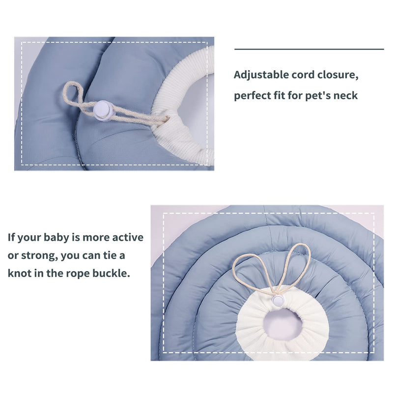 GAGABODY Dog Cone,Soft Dog Donut Collar for Small Dogs,Medium Dogs,Large Dogs and Cats,Dog Cone Alternative After Surgery, Comfy Dog Recovery Collar, Adjustable Neck Girth and Waterproof. L - BeesActive Australia