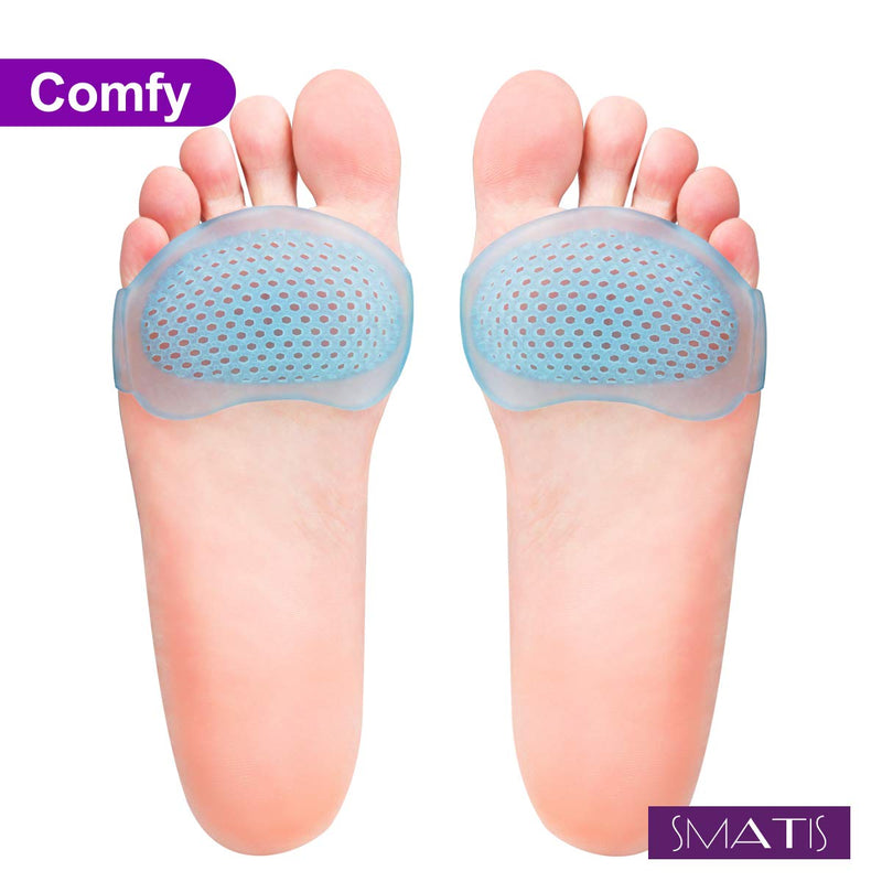 Metatarsal Pads for Women and Men, 4PCS Ball of Foot Cushion Foot Pads Heel Cushions for Shoes for Metatarsalgia Neuroma Mortons Neuroma Pads Atrophy Burning Sensations Relieve Pain… 4 Count (Pack of 1) - BeesActive Australia
