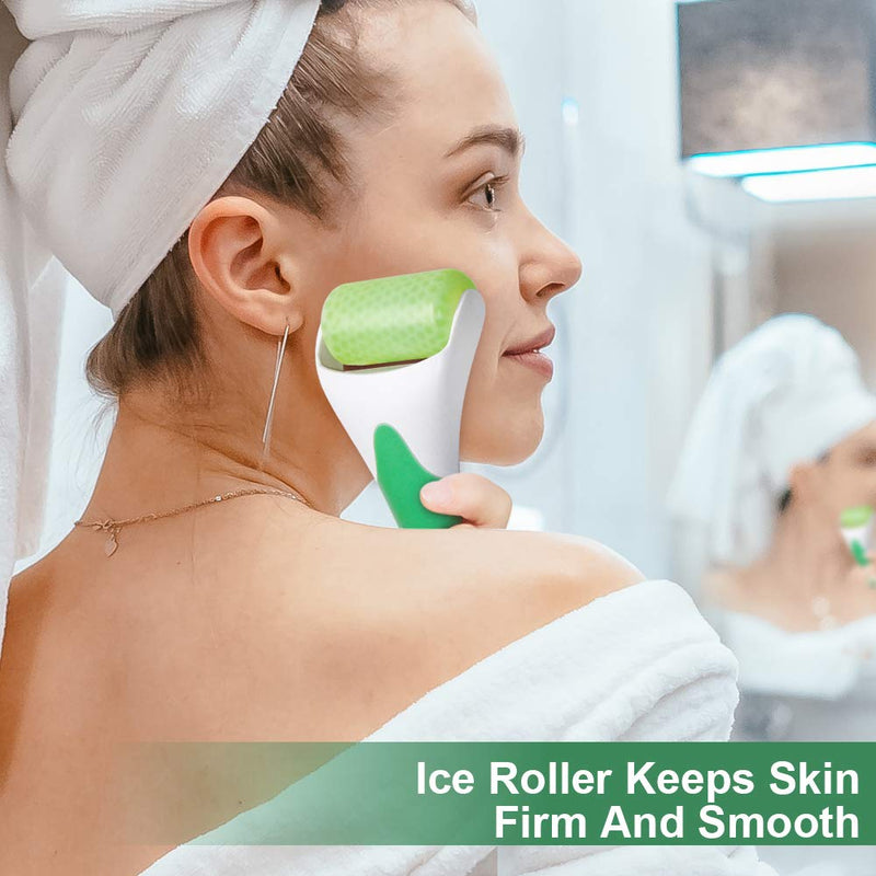 MARZAHAR Ice Roller for Face & Eye Puffiness Relief, Cold Gel Ice Face Roller Massager, Facial Ice Roller Skin Care Product Anti Wrinkle Headaches Relief - BeesActive Australia