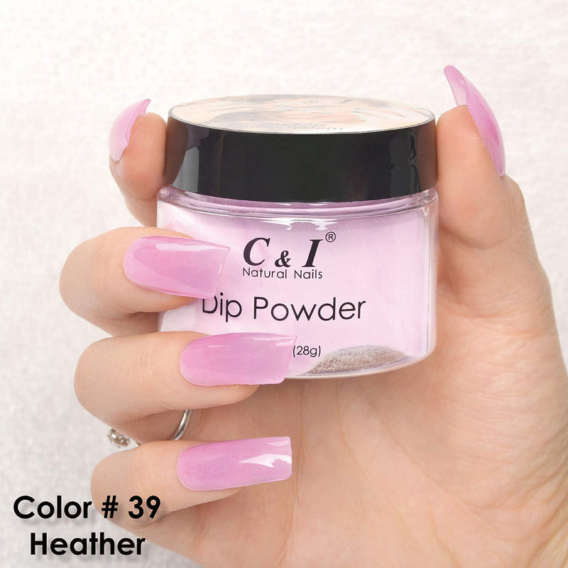 C & I Dipping Powder Color No.039 Heather Purple Color System - BeesActive Australia