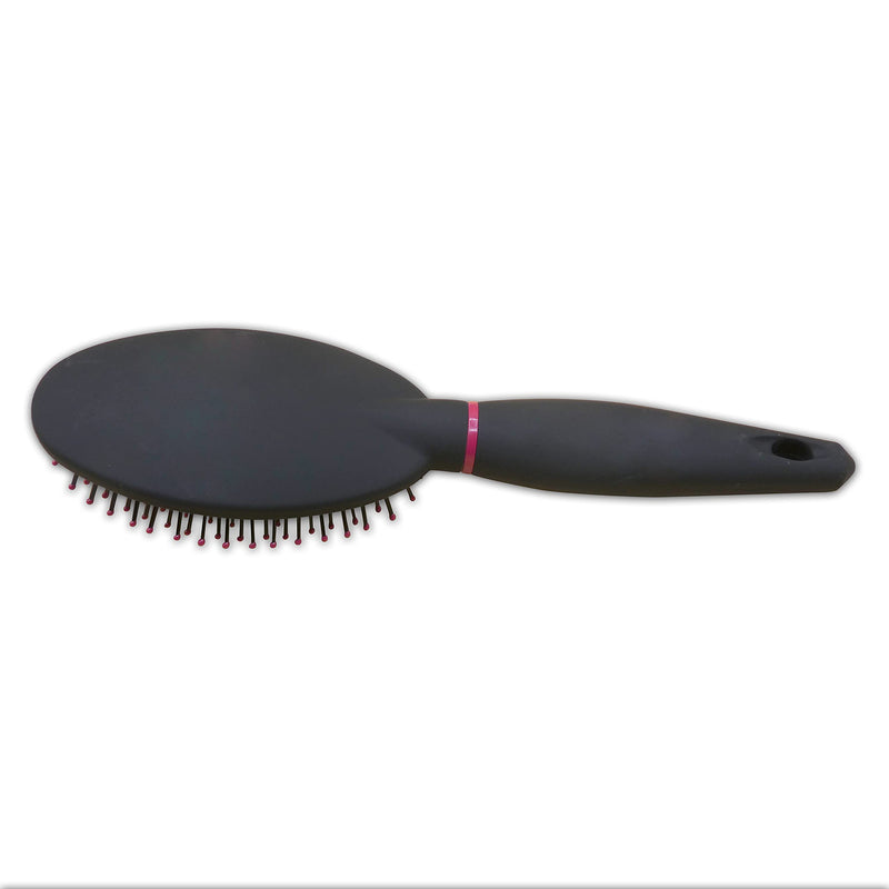 Finesse Large Nylon Bristle Smoothing Oval Hairbrush with a Soft Rubber Grip Handle - BeesActive Australia