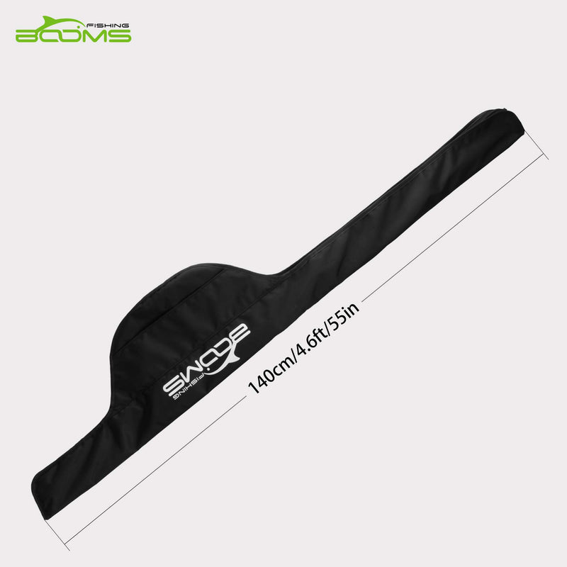 [AUSTRALIA] - Booms Fishing PB1 Fishing Pole Bag, Portable Folding Rod Case 4.6ft with Reel Cabin 
