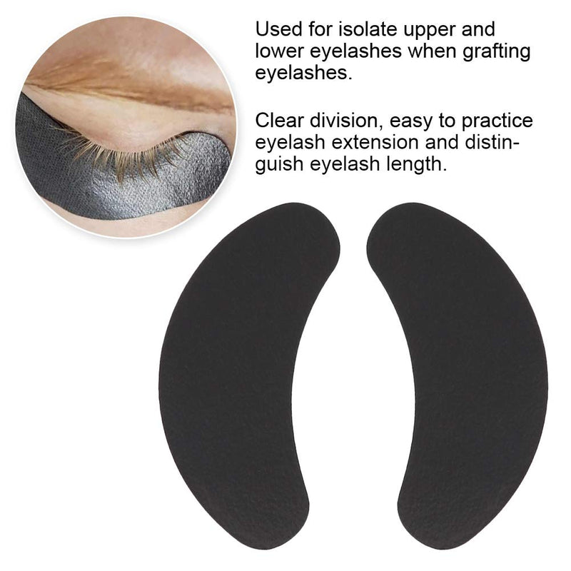 Under Eye Pads, 50 Pairs Eye Gel Pads, Eyelash Extension Pads for Eyelash Extensions Eye Mask Beauty Tool, Black - BeesActive Australia