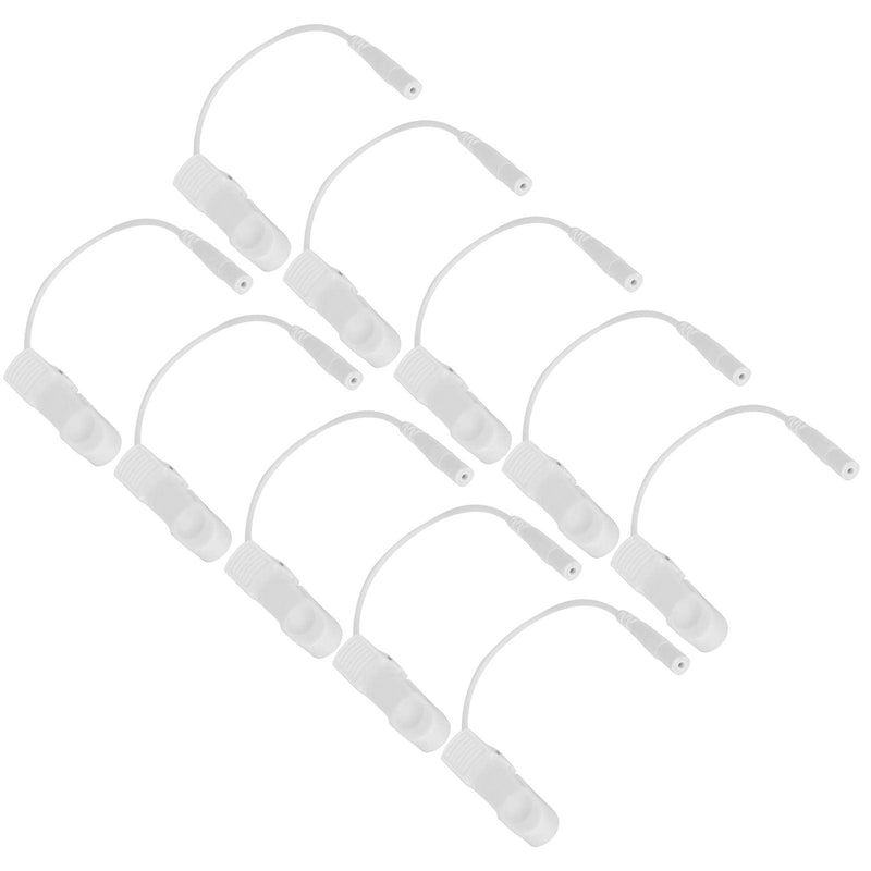 Electrode Cable, ANGGREK 10 Pcs 2.0 Mm Ear Clip Electrode Cable Connection Cable for Digital Tens Massage Machine - BeesActive Australia