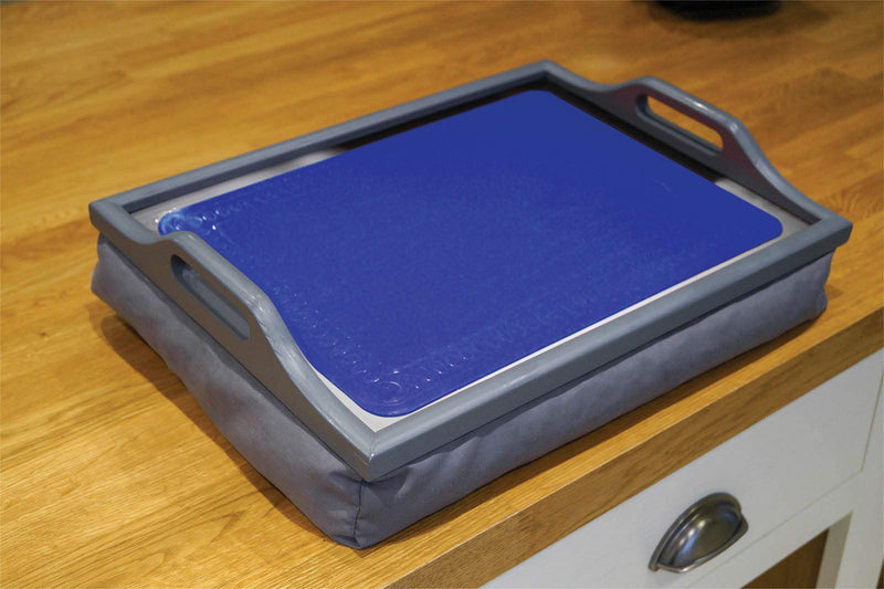 Aidapt Anti Slip Wipe Clean Heat Resistant Silicone Table Mat 350x250mm in Blue Single - BeesActive Australia