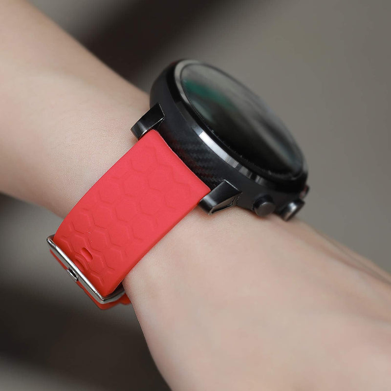 TenCloud Band Compatible with Stiive LCW01 Bands Smart Watch Sport Silicone Quick Release Straps Waterproof Soft Replacement Band for LCW01 Smartwatch 6Colors - BeesActive Australia