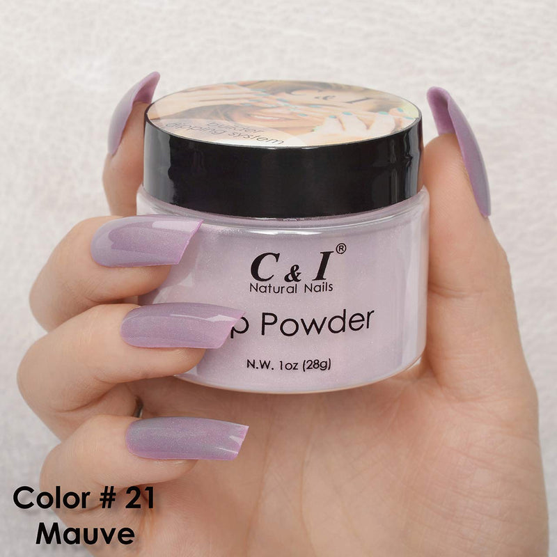 C & I Dipping Powder Color No.021 Mauve Purple Color System - BeesActive Australia