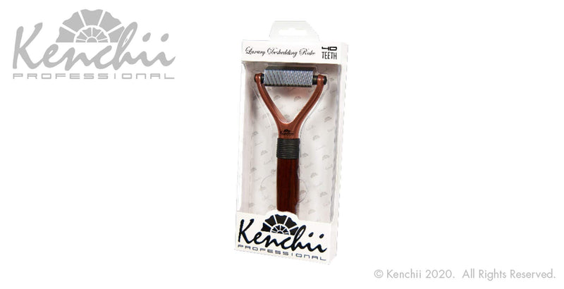 Kenchii Luxury Pet Grooming Rake - Choose Sizes 16-Teeth, 23-Teeth, 40-Teeth (40 Teeth) 40 Teeth - BeesActive Australia