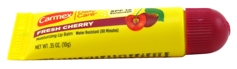 Carmex Lip Balm Fresh Cherry Spf#15 0.35 Ounce Tube (12 Pieces) - BeesActive Australia