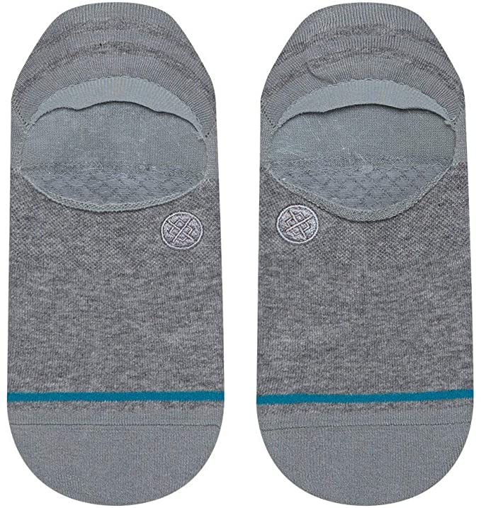 Stance mens Gamut 2 No Show Large Gray - BeesActive Australia
