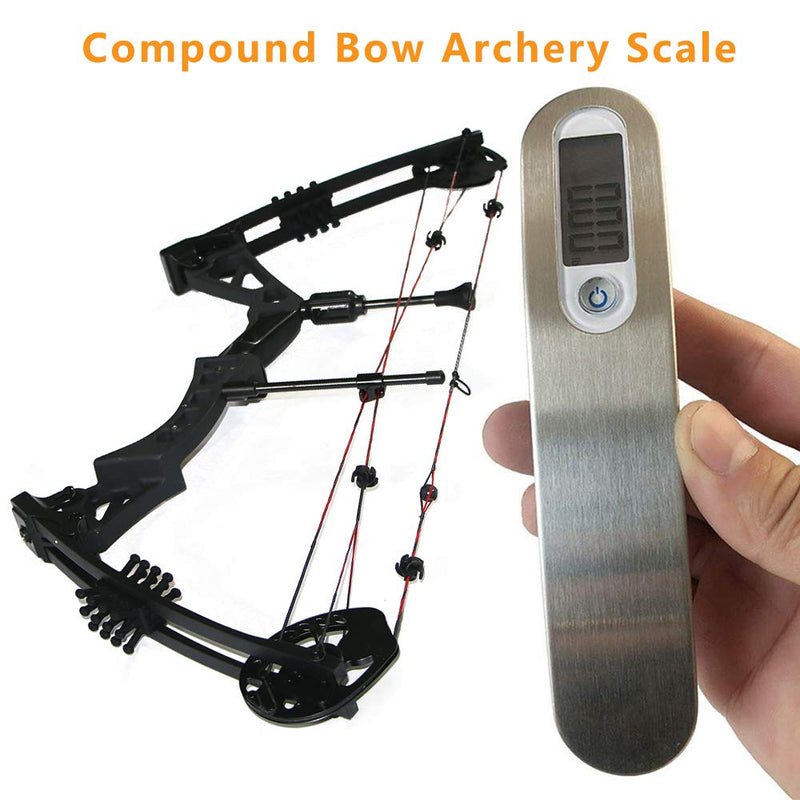 Archery Bow Scale for Draw Weight Peak Weight Hold Weight 110lb/50kg Multifunction Portable Digital Scale with Units g/oz/kg/lb Handheld Scale Recurve/ Compound Bow Tune Scale, ocs14 - BeesActive Australia