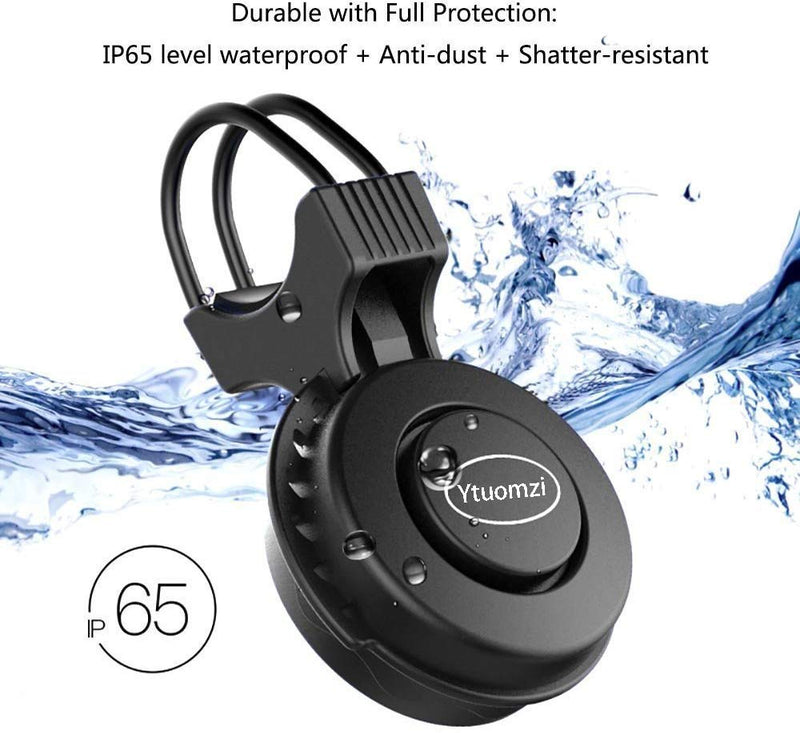 Ytuomzi Electric Bike Horn USB Rechargeable Bicycle Bell 120 db Invisible Cycling Alarm Loud Horn Waterproof 3 Modes Alert Ring for Mountain/Road Bike Scooters Handlebar 22-31.8mm Black - BeesActive Australia