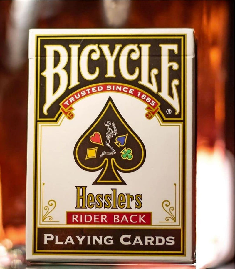 Hesslers Rider Back Playing Cards Red - BeesActive Australia