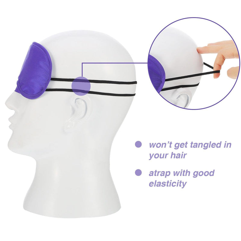 50 Pieces Eye Cover Sleep Mask Blindfold Eye Mask Blindfold Sleeping Masks for Games Party Travel with Nose Pad and Adjustable Strap (Multicolor) - BeesActive Australia