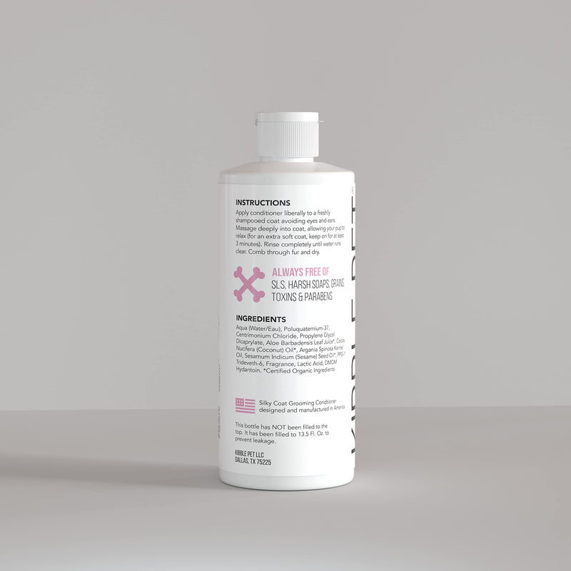 Dog Conditioner Professional Grooming, Coat Moisturizer & Soothes, Warm Vanilla Amber Scent, Deodorizing Coat for Long Lasting Freshness, Hypoallergenic, Certified Organic, Made in The USA, 13.5 oz - BeesActive Australia