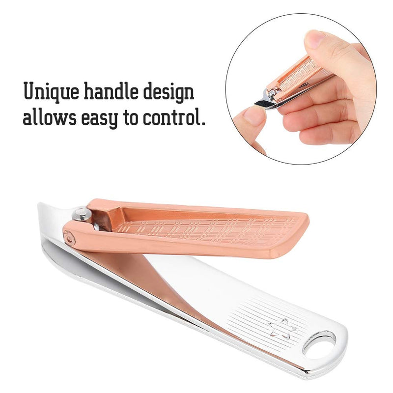 Fingernail Clippers, Nail Clippers Alloy Bevel Oblique Nail Cutter Preventing Nail Splitting with a Nail File, Ultra Sharp Sturdy Toenail Clipper Manicure Pedicure Finger Toe Scissors - BeesActive Australia