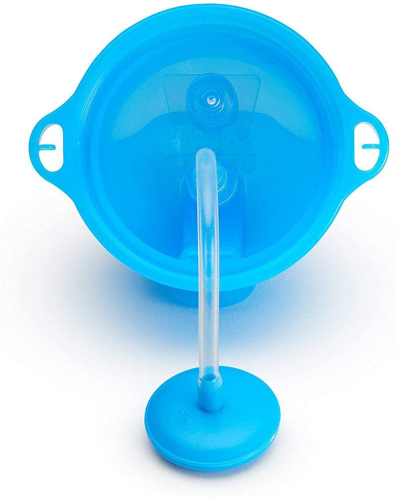 Munchkin Click Lock Any Angle Weighted 2 Cups Straw 10oz/296ml (Blue/Blue) Blue/Blue - BeesActive Australia