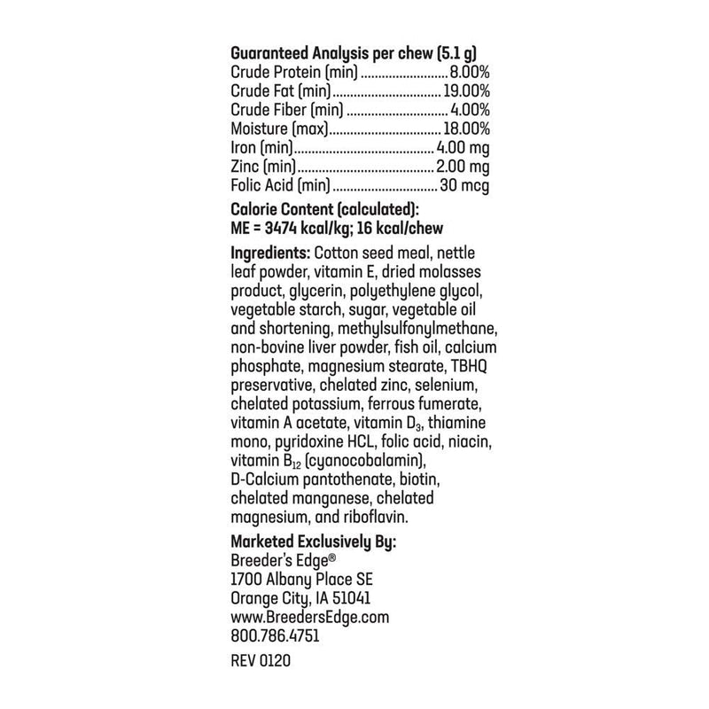 Revival Animal Health Breeder's Edge Oxy Mate- Prenatal Supplement- 60ct Soft Chews - for Dogs & Cats Medium & Large Dogs & Cats - 60ct Soft Chews - BeesActive Australia