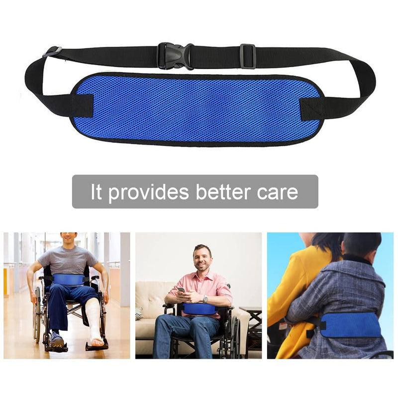 Adjustable Lap Strap Non-Slip Chair Restraint Belt Wheelchair Accessories for Elderly Children Patients - BeesActive Australia