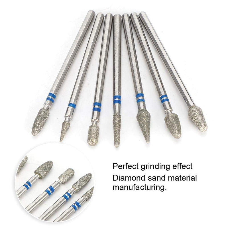 No Dust Pollution Nail Drill Bits, Nail Art Drill Bit, Stable Performance Efficient Beauty Salon for Home(NO.08) NO.08 - BeesActive Australia