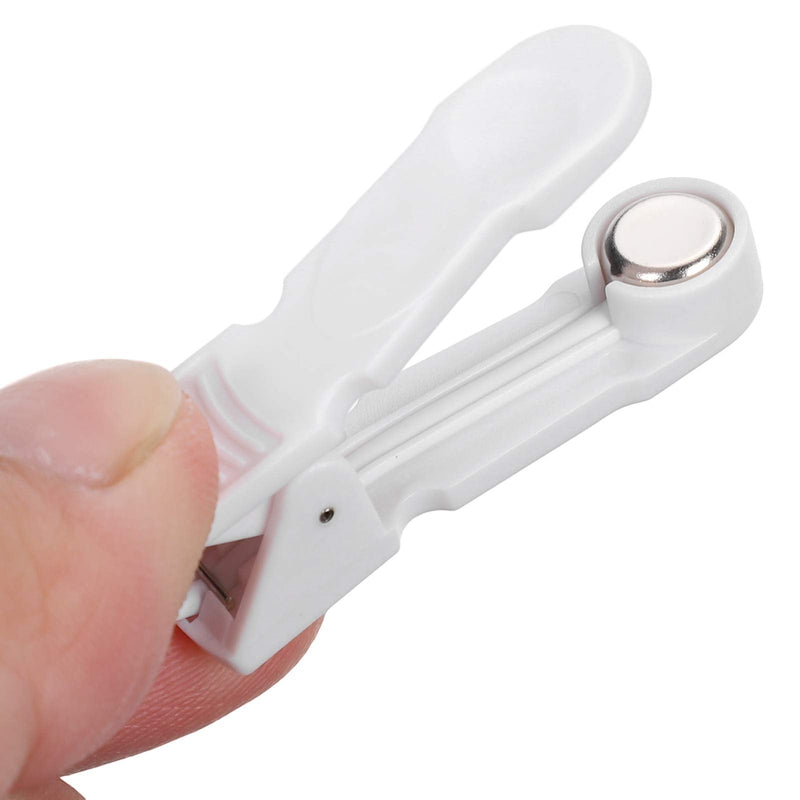 ZJchao 10pcs 2.0mm Ear Clip Electrode Wire Electrode Lead Cable Durable Connecting Cable for Digital TENS Massage Machine Breast Ear Massage Clip - BeesActive Australia