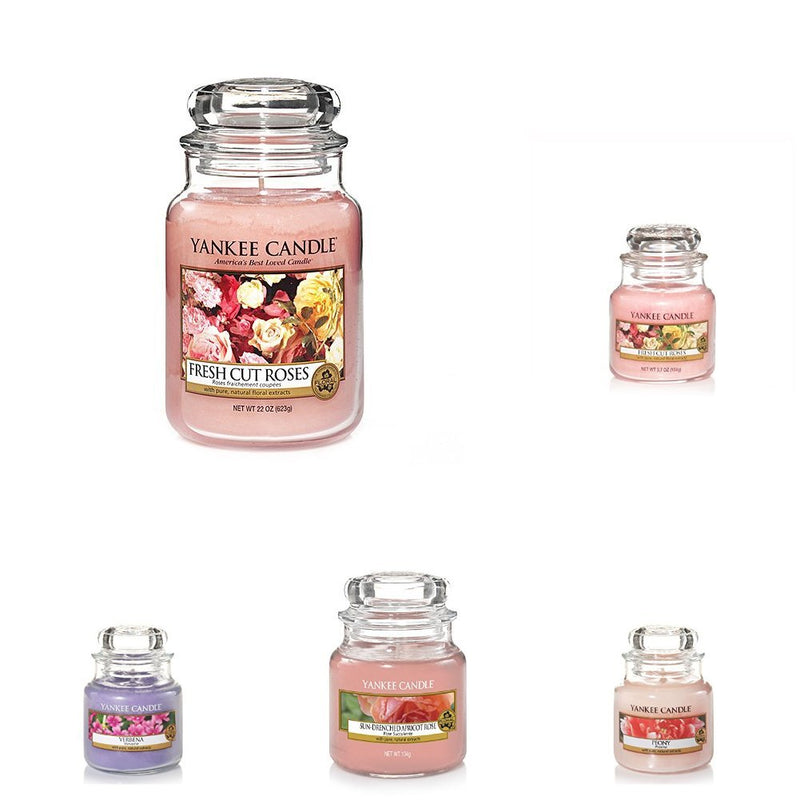 Yankee Candle Scented Candle | Sun-Drenched Apricot Rose Small Jar Candle | Burn Time: Up to 30 Hours - BeesActive Australia