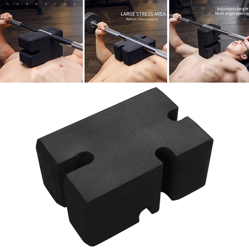 POLANG Anti-Slip Bench Press Block，Bench Rest Foam Shooters Block Fitness Strength Exercise Equipment Bench Press mat, Fitness Workout Exercising Equipment Accessories Rectangle Large - BeesActive Australia