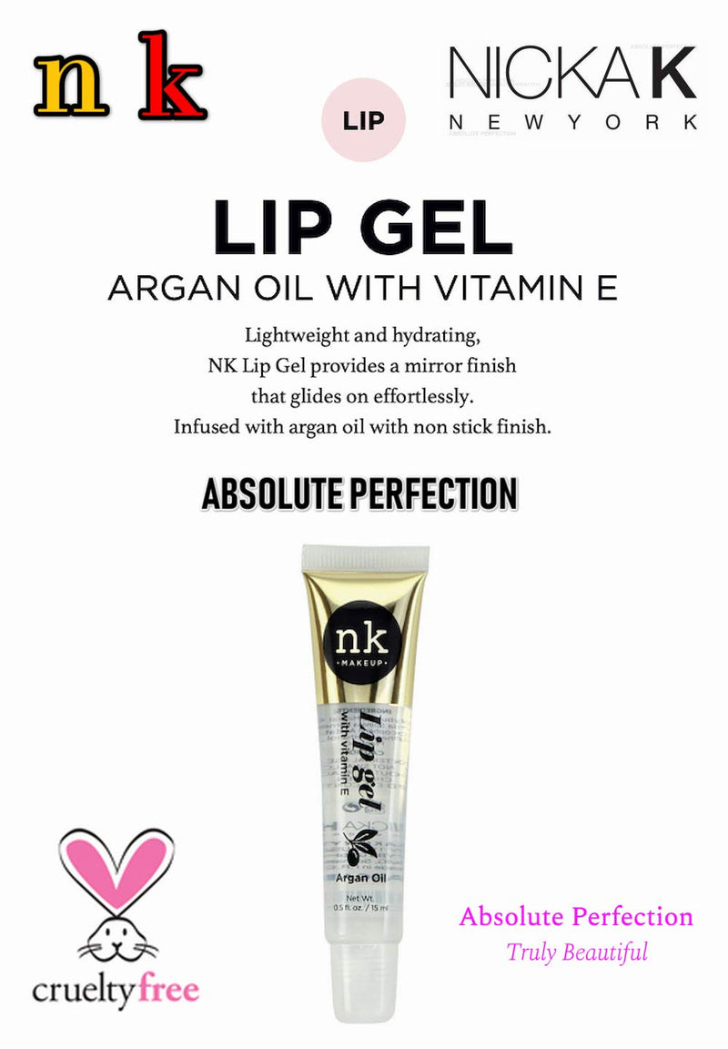 VARIETY SET OF 5 NK Hydrating Lip Gel - Vitamin E (Clear, Rosehip Oil, Bubble Gum, Cherry, Strawberry) - BeesActive Australia