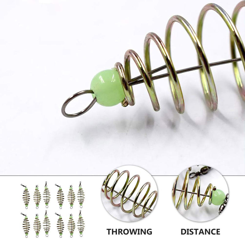 24Pcs Fishing Bait Trap Cage Feeder Basket Holder Coarse Lure Feeder Carp Lure Fish Accessories - BeesActive Australia