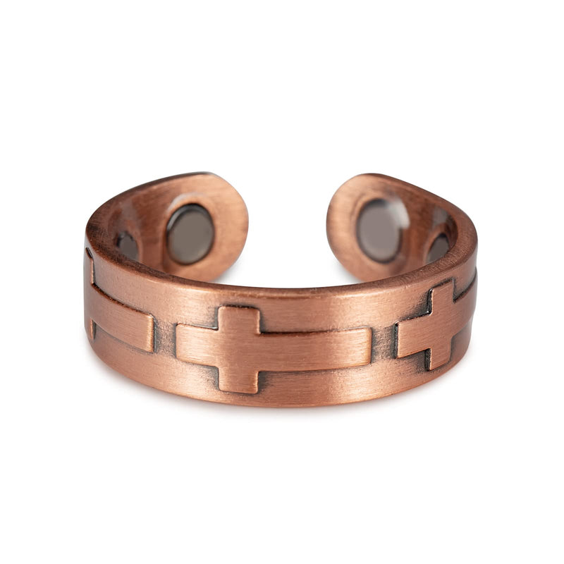 EnerMagiX Pure Copper Magnetic Rings for Women, Magnetic Rings, Birthday Day Gift for Mom, Wife, Daughter, Women’s Day Gift - BeesActive Australia