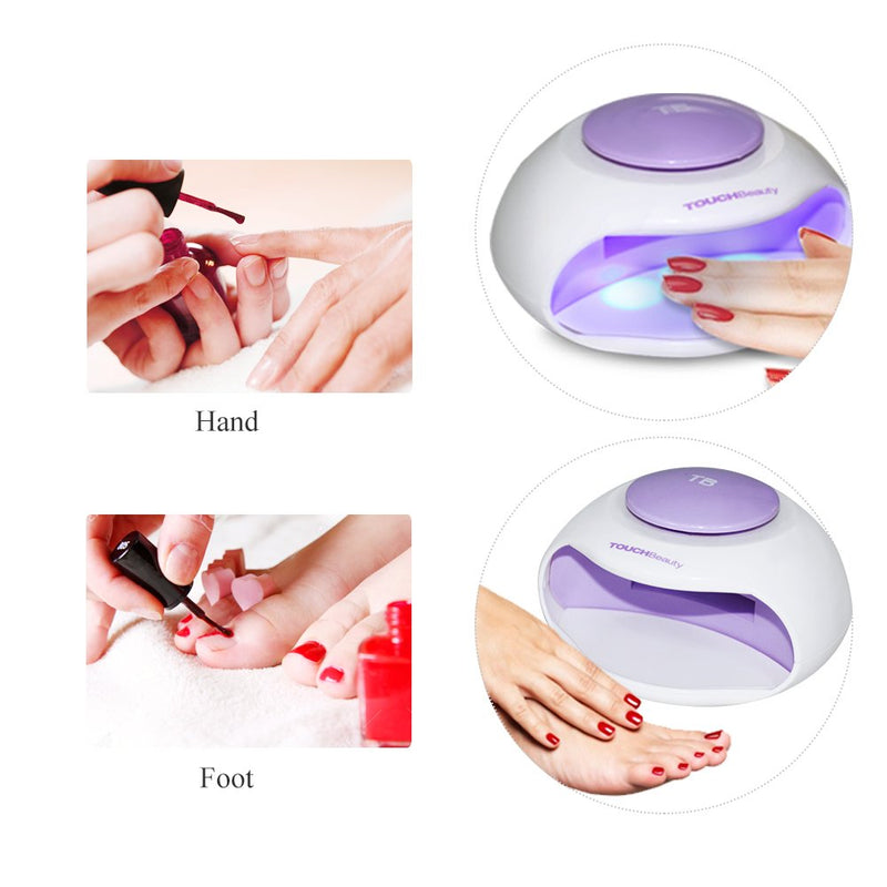 TOUCHBeauty Portable Nail Dryer with Air & 3 UV LED Nail Lamp Mini Size Good for Kids Teen Drying Regular Nail Polishes TB-0889 - BeesActive Australia