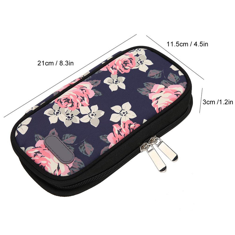 Insulin Cooler Travel Case, Portable Insulated Medication Cooler Bag for Diabetic Kit Insulin Pen Glucose Meter, 8.3 x 4.5 x 1.2in - BeesActive Australia