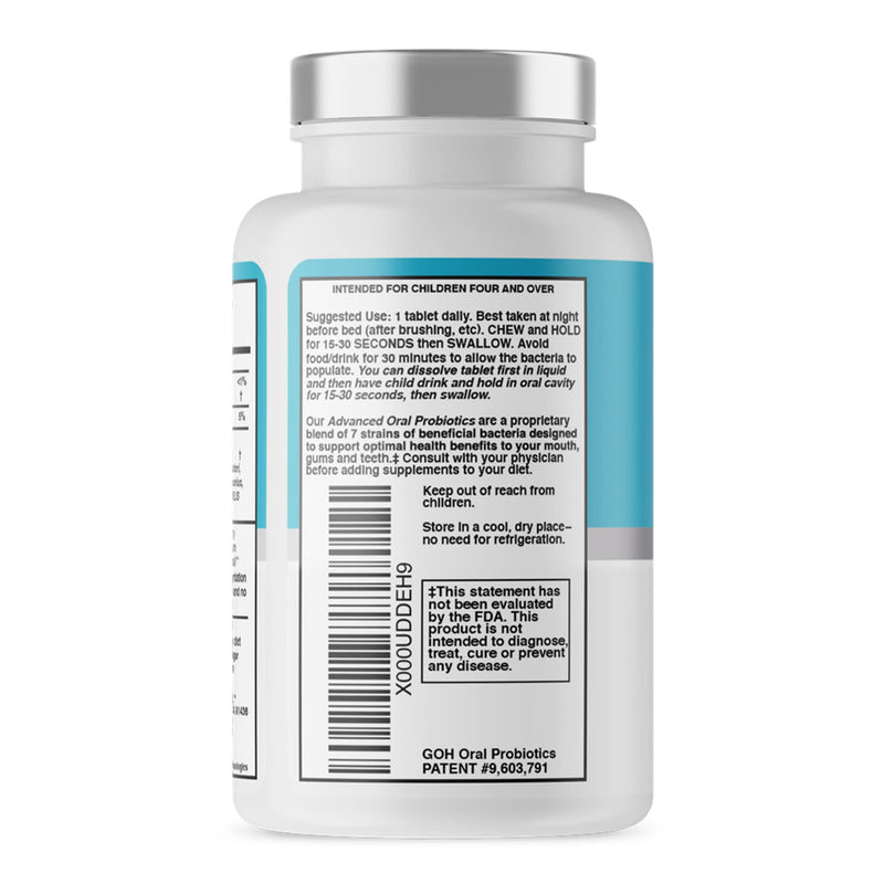 Childrens Oral Probiotics � Oral Care Probiotic for Kids Cavity Prevention & Bad Breath Treatment Supplement w/BLIS K12 M18 Mouth & Gum Health Dentist Formulated 30 Lozenge Strawberry �eBook Included - BeesActive Australia