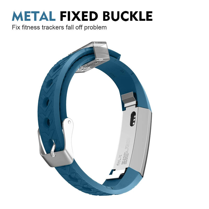 AIUNIT Alta HR and Alta Band, Alta Accessories Bands Watch Buckle Design Replacement Bands Small/Large for Alta HR Wristbands for Ace for Women Men Boys Girls Standard C05 10pack Arrow Texture - BeesActive Australia