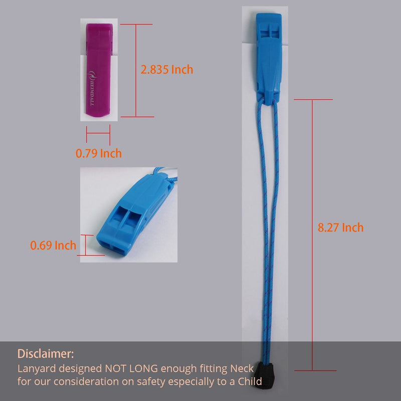 HEIMDALL Emergency Whistle with Lanyard for Safety Boating Camping Hiking Hunting Survival Rescue Signaling - BeesActive Australia