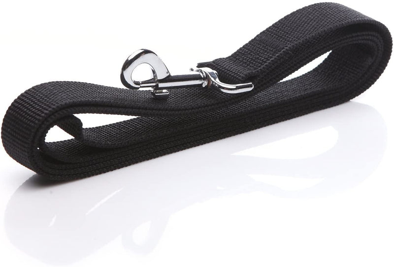 Durable Nylon Dog Leash 16 Feet Dog Leash,8 ft Walking Training Dog Leashes for Medium Large Dogs 1" X 8 ft Black - BeesActive Australia
