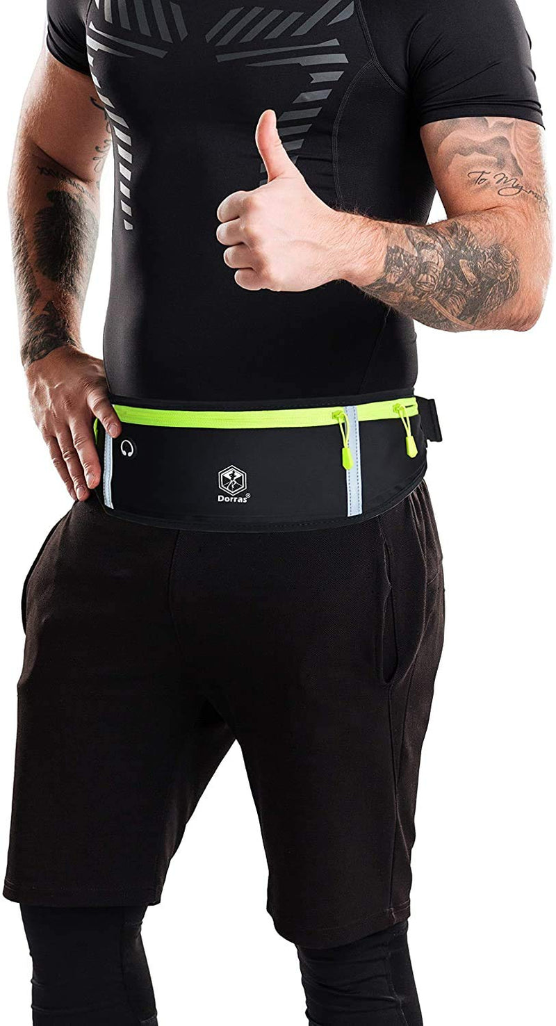 Running Belt Waist Pack Bag - Water Resistant Fanny Pack Runners Belt for Workout Hiking Fitness – Adjustable Running Pouch for Phones iPhone Android - BeesActive Australia