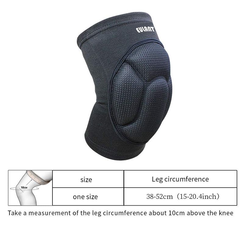 Sborter Protective Knee Pads 1Pair, Thick Sponge Collisioned Kneepads for Sports & Work & Warmth & Pain Relief & Daily Use,Black L - BeesActive Australia