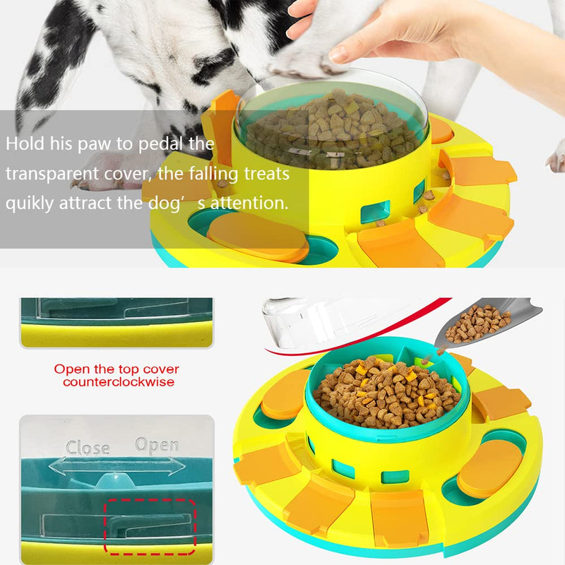 Dog Puzzle Toys,Slow Feeder Bowl Interactive Treat Dispensing Enrichment for IQ Training Mental Brain Stimulation,Easy Training for Puppies,Small Dog. button - BeesActive Australia